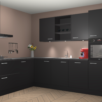 Zwarte keuken Gotenburg 116138