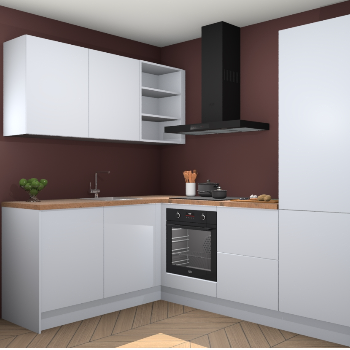 Sneeuwwitte keuken Boekarest 116335