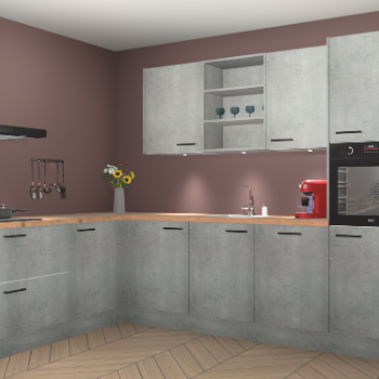 Beton Parelgrijs keuken Gotenburg 116304