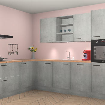 Beton Parelgrijs keuken Gotenburg 116305