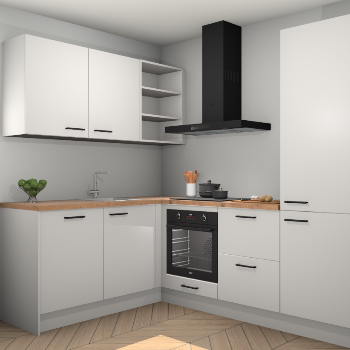 Zijdegrijze keuken Boekarest 116641