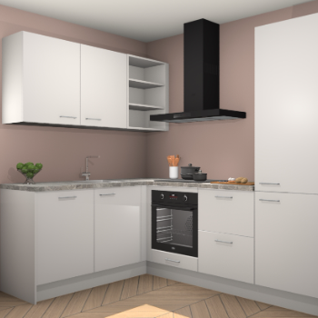 Zijdegrijze keuken Boekarest 116694