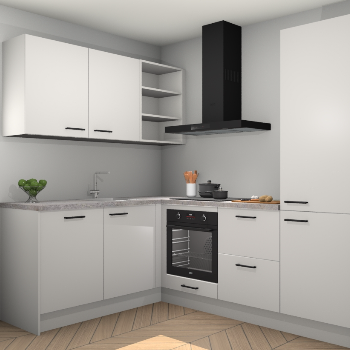 Zijdegrijze keuken Boekarest 116703