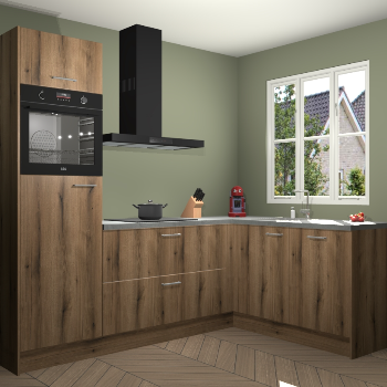 Goud Eiken keuken Victoria 115917