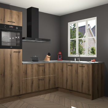 Goud Eiken keuken Victoria 115932