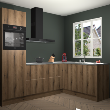 Goud Eiken keuken Victoria 115942