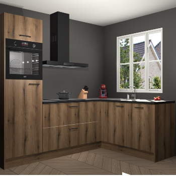 Goud Eiken keuken Victoria 115933