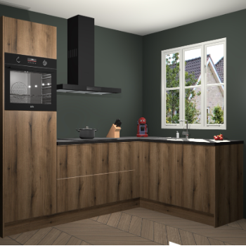 Goud Eiken keuken Victoria 115943