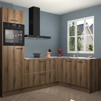 Goud Eiken keuken Victoria 115929