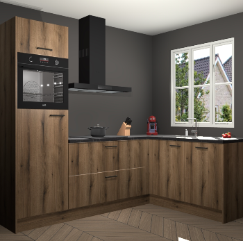 Goud Eiken keuken Victoria 115936