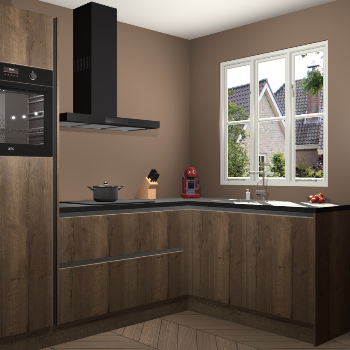 Chocolade Eiken greeploze keuken Victoria 116096