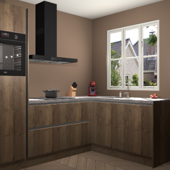 Chocolade Eiken greeploze keuken Victoria 116098