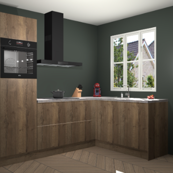 Chocolade Eiken keuken Victoria 116118