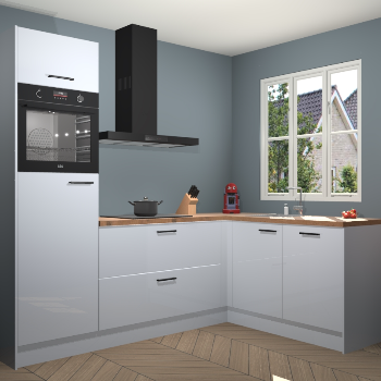 Sneeuwwitte hoogglans keuken Victoria 116081