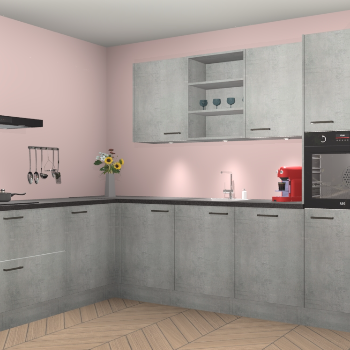 Beton Parelgrijs keuken Gotenburg 116320