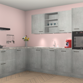 Beton Parelgrijs keuken Gotenburg 116327