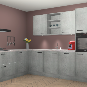 Beton Parelgrijs keuken Gotenburg 116356