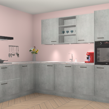 Beton Parelgrijs keuken Gotenburg 116357