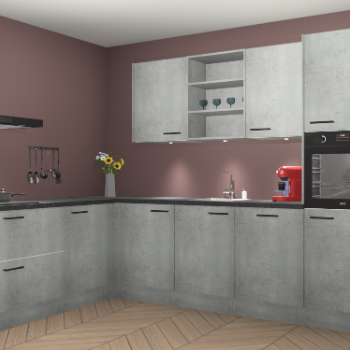 Beton Parelgrijs keuken Gotenburg 116432