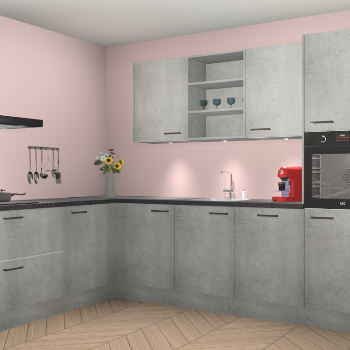 Beton Parelgrijs keuken Gotenburg 116433