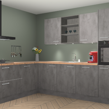 Beton Antraciet keuken Gotenburg 116451