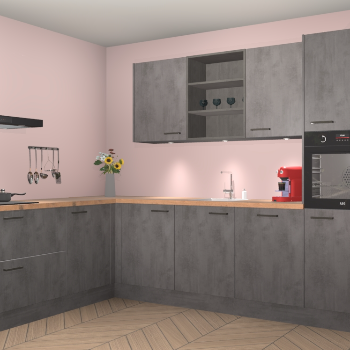 Beton Antraciet keuken Gotenburg 116456