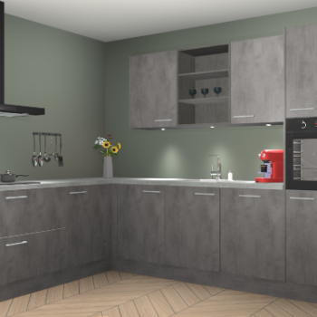 Beton Antraciet keuken Gotenburg 116500