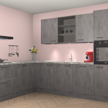 Beton Antraciet keuken Gotenburg 116531