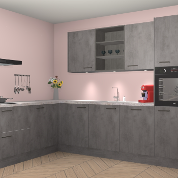 Beton Antraciet keuken Gotenburg 116574