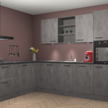 Beton Antraciet keuken Gotenburg 116615