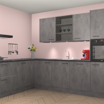 Beton Antraciet keuken Gotenburg 116616