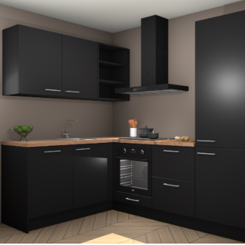 Zwarte keuken Boekarest 116880