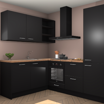 Zwarte keuken Boekarest 116881