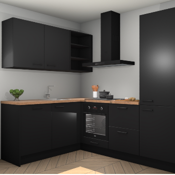 Zwarte keuken Boekarest 116883