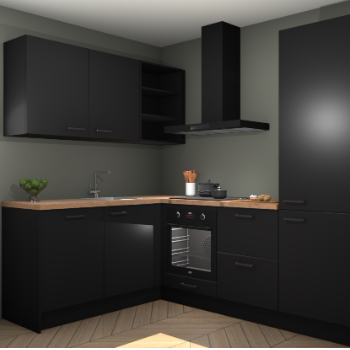 Zwarte keuken Boekarest 116884