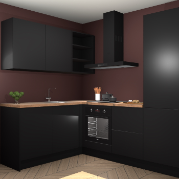 Zwarte keuken Boekarest 116886