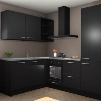 Zwarte keuken Boekarest 116897