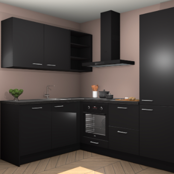 Zwarte keuken Boekarest 116948