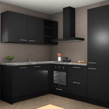 Zwarte keuken Boekarest 92769