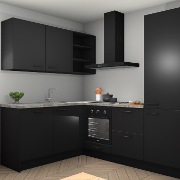 Zwarte keuken Boekarest 117000