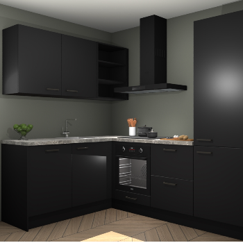 Zwarte keuken Boekarest 117001