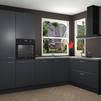 Onyxgrijze keuken Kotor 116466