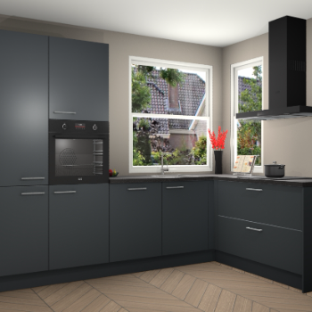 Onyxgrijze keuken Kotor 116472