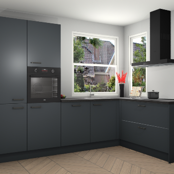 Onyxgrijze keuken Kotor 116476