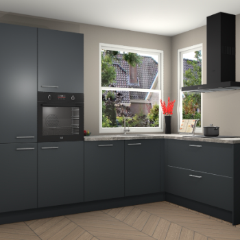 Onyxgrijze keuken Kotor 116479