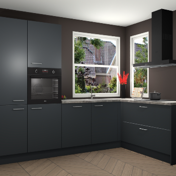 Onyxgrijze keuken Kotor 116480