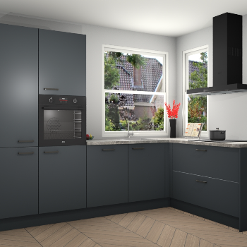 Onyxgrijze keuken Kotor 116483