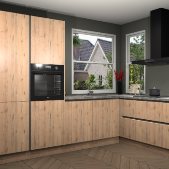 Madera Natuur greeploze keuken Kotor 116668