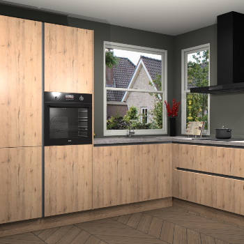Madera Natuur greeploze keuken Kotor 116675