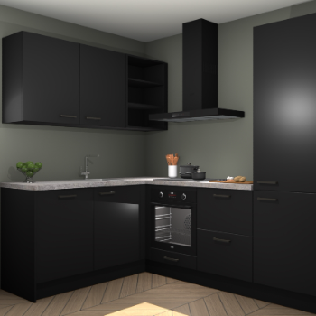 Zwarte keuken Boekarest 117008